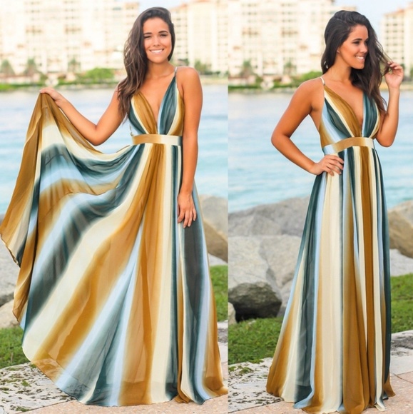 Dresses & Skirts - On Sale! Multi color maxi tulle dress